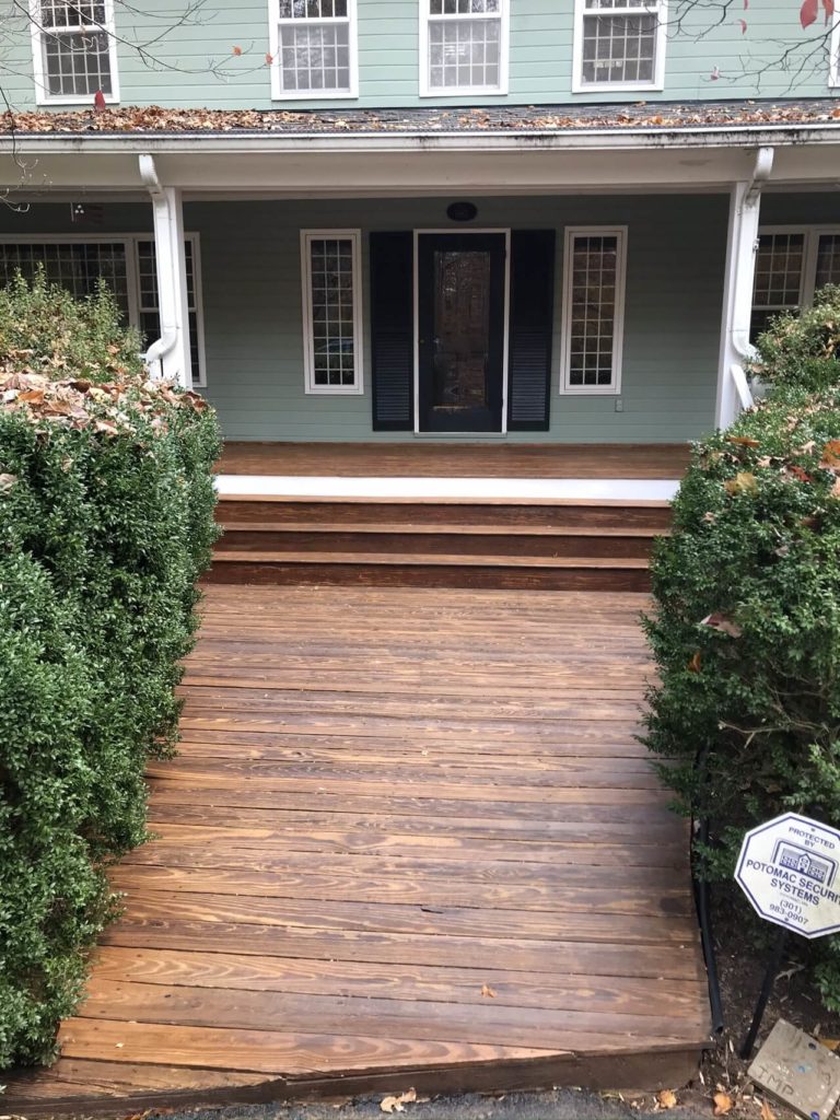 deck Regular wood #2porch color restoration ( natural) 1