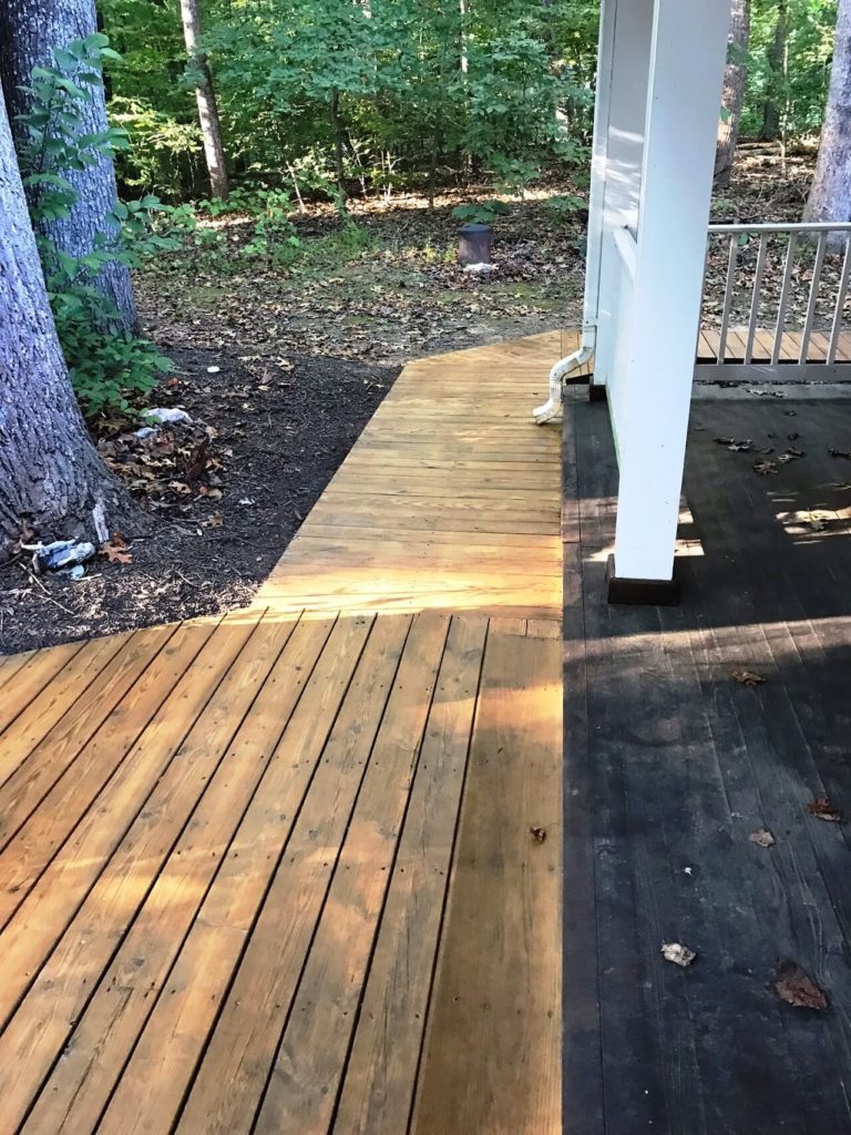 deck Regular wood #2porch color restoration ( natural) 10