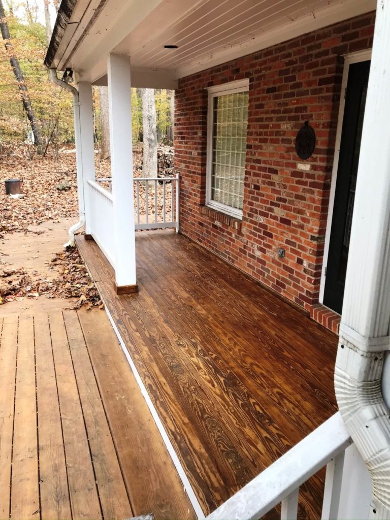 deck Regular wood #2porch color restoration ( natural) 11