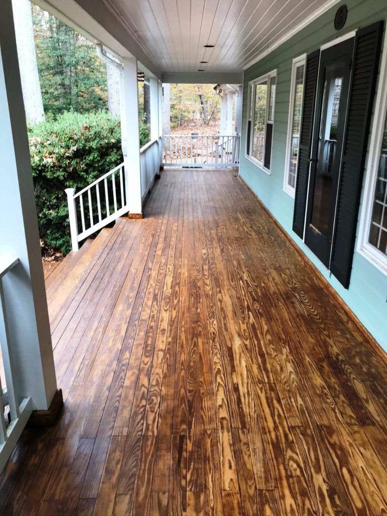 deck Regular wood #2porch color restoration ( natural) 13