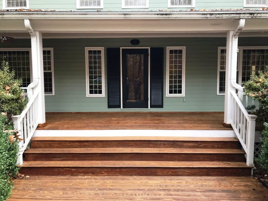 deck Regular wood #2porch color restoration ( natural) 2