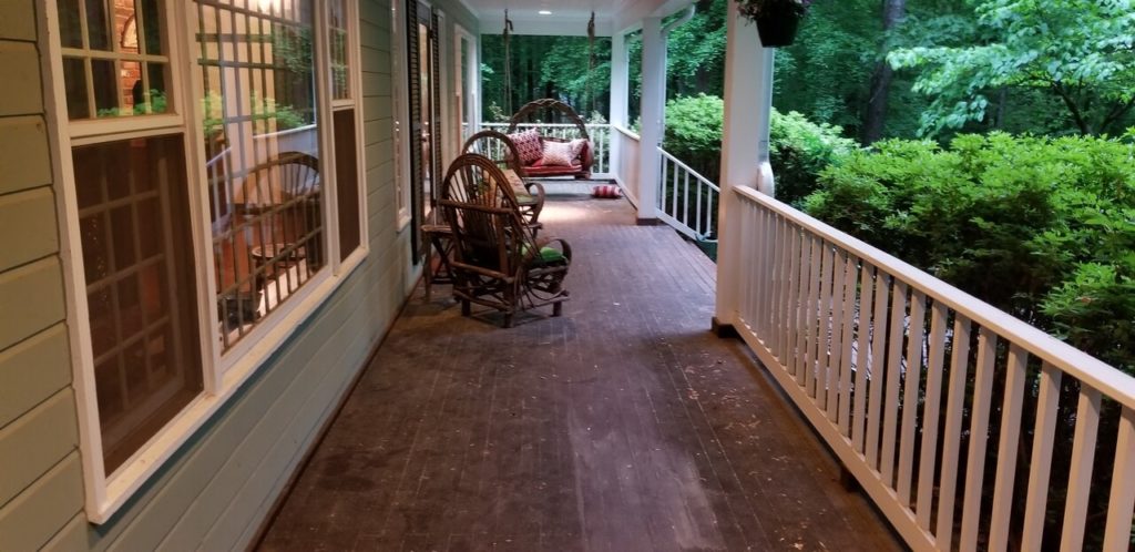 deck Regular wood #2porch color restoration ( natural) 3