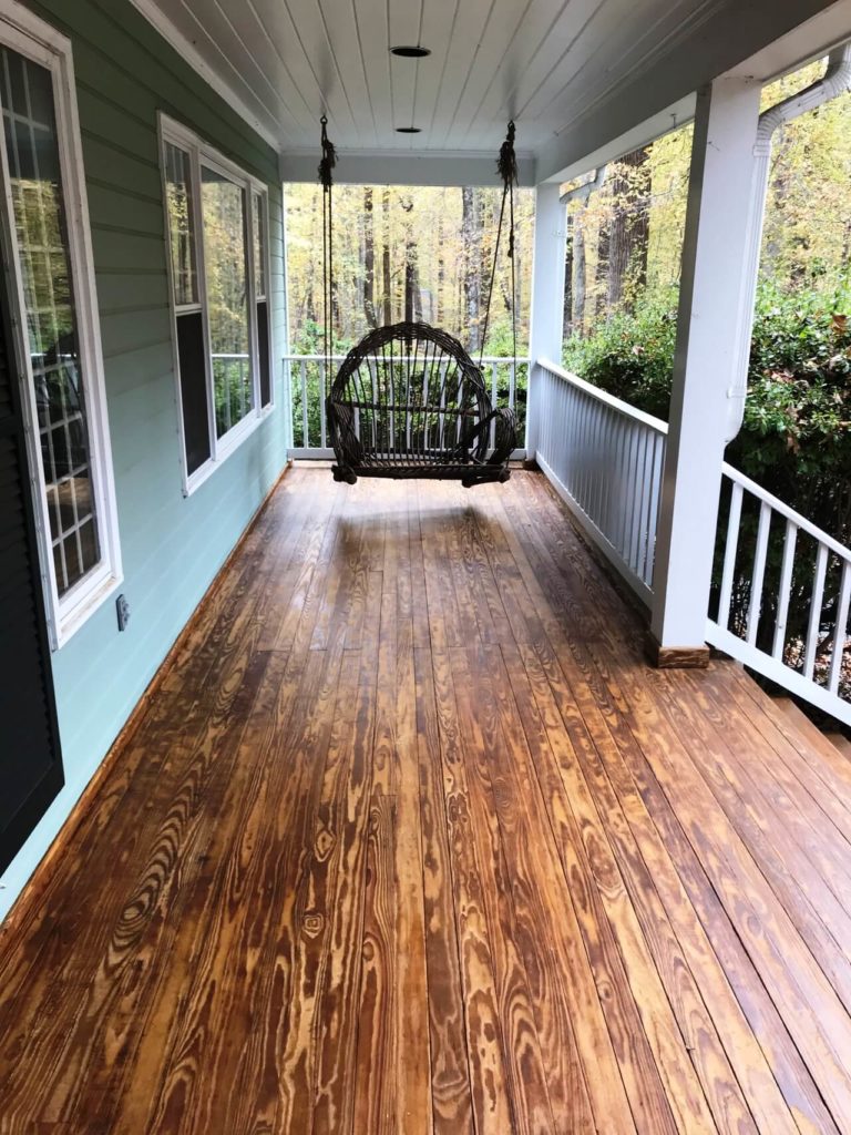 deck Regular wood #2porch color restoration ( natural) 4